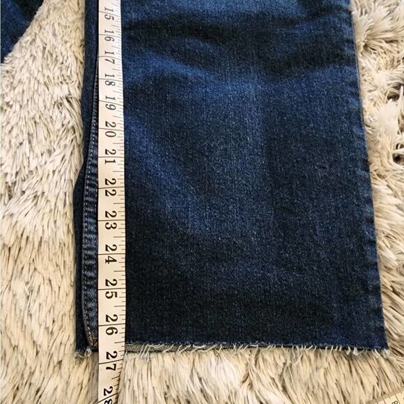 CALVIN klein high rise straight cropped raw hem jeans plus size 20W new!!! - Picture 3 of 9